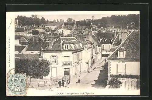 AK Toucy, Vue prise du Pont Capureau