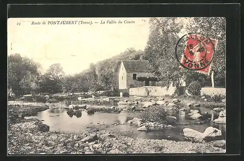 AK Pontaubert, Route de Pontaubert, La Vallée du Cousin