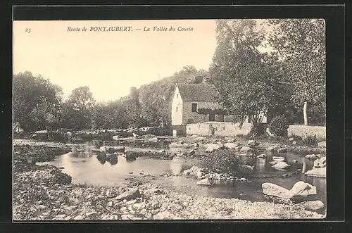 AK Pontaubert, Route de Pontaubert, La Vallée du Cousin