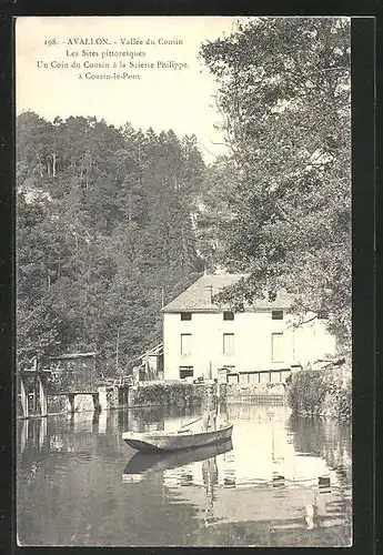 AK Avallon, Vallée du Cousin, Les Sites pittoresques