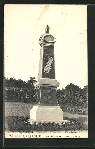 AK Villiers St. Benoit, Le Monument aux Morts