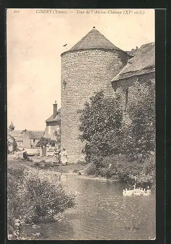 AK Cisery, Tour de l`ancien Château XVe siècle