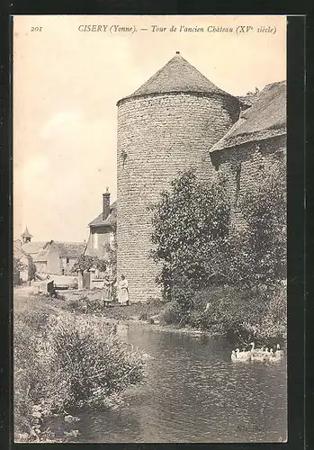 AK Cisery, Tour de l`ancien Château XVe siècle