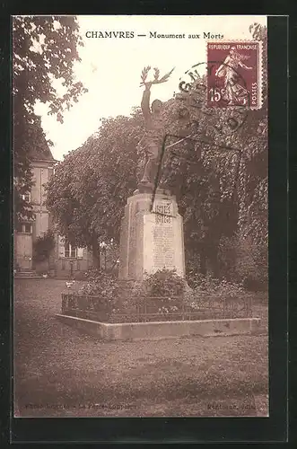 AK Chamvres, Monument aux Morts