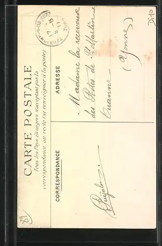 AK Thorigny, L`Église au bas les Sources de l`Oreuse