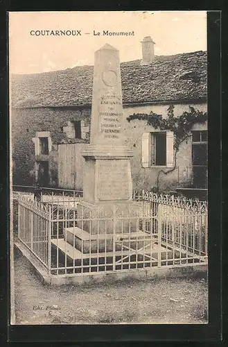 AK Coutarnoux, Le Monument