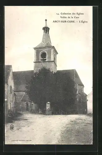 AK Arcy-sur-Cure, Vallée de la Cure, L`Église