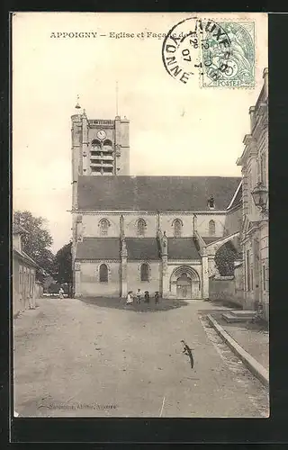 AK Appoigny, Eglise et Facade