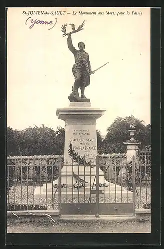 AK St. Julien du Sault, Le Monument aux Morts pour la Patrie