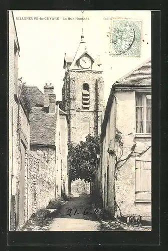 AK Villeneuve-la-Guyard, La Rue Housset