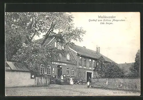AK Weddewarden, Gasthof Zum Schloss Morgenstern