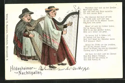 Künstler-AK Hildesheim, Hildesheimer Nachtigallen