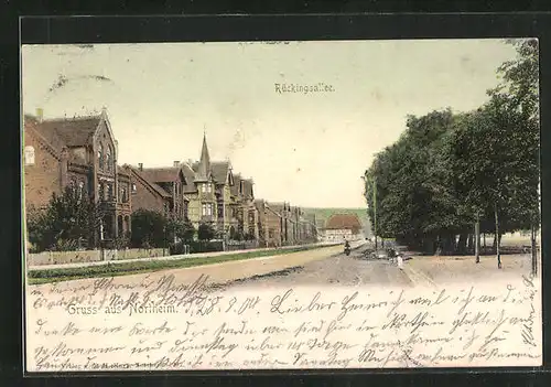 AK Northeim, Strassenblick in die Rückingsallee