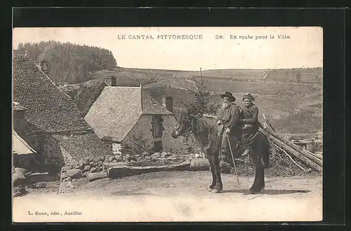 AK Auvergne, En route pour la ville