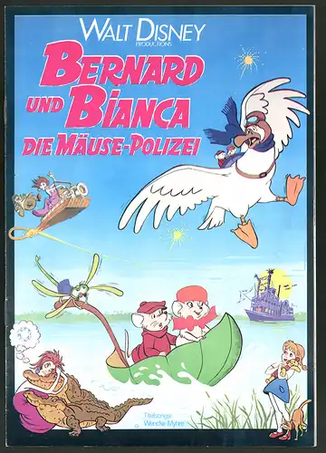 Filmprogramm NFK Nr. 224, Bernard und Bianca, Die Mäuse-Polizei, Walt Disney, Regie Wolfgang Reithermann