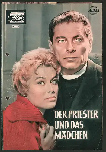 Filmprogramm DNF Nr. 4191, Der Priester und das Mädchen, Rudolf Prack, Willy Birger, Rosl Dorena, Regie Gustav Ucicky