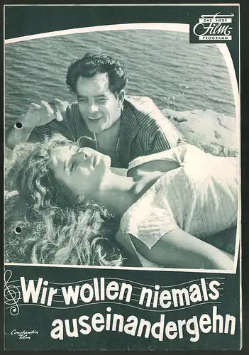 Filmprogramm DNF, Wir wollen niemals auseinandergehn, Vivi Bach, Jürgen Feindt, Werner Stock, Regie Dr. Harald Reinl