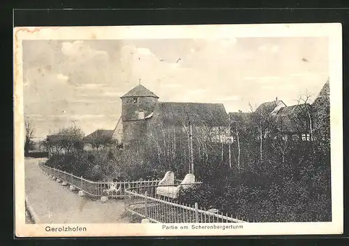 AK Gerolzhofen, Partie am Scherenbergerturm