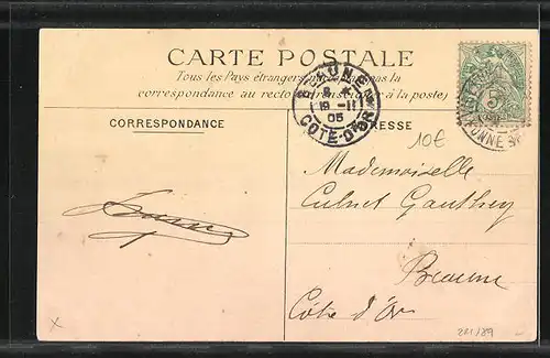 AK Villeneuve-L'Archevêque, Le vieux moulin