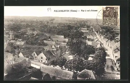 AK Villeblevin, Vue à vol d'oiseau