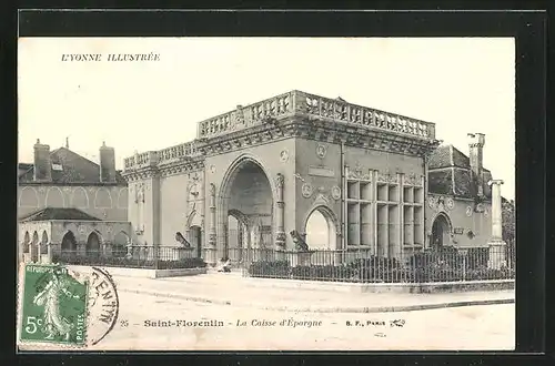 AK Saint-Florentin, La Caisse d'Epargne