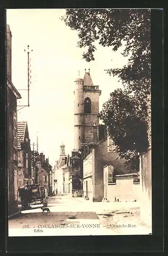 AK Coulanges-Sur-Yonne, Grande-Rue