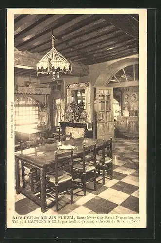 AK Sauvigny-le-Bois, Auberge du Relais Fleuri