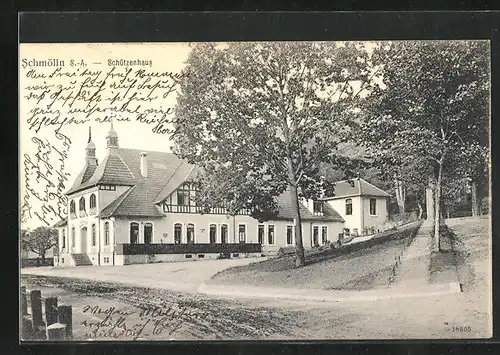 AK Schmölln /S.-A., Gasthaus Schützenhaus
