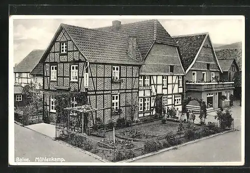 AK Balve, Eckstrasse am Haus Mühlenkamp