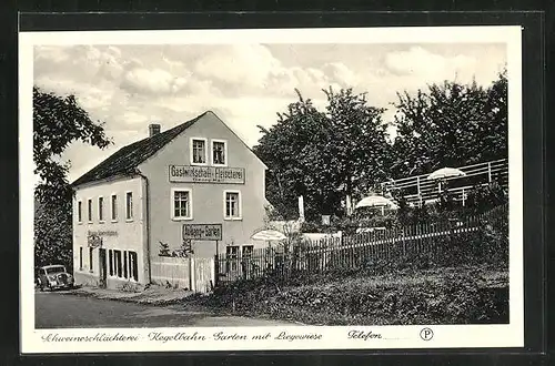 AK Tautenhain, Gasthaus und Schweineschlächterei Georg Heil