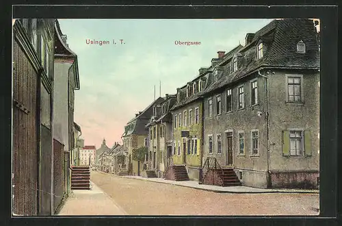 AK Usingen / Taunus, Obergasse