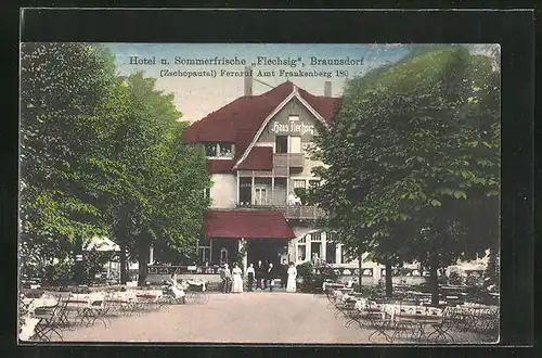 AK Braunsdorf, Hotel Flechsig