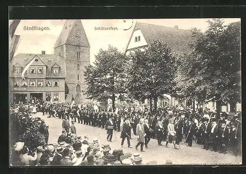 AK Stadthagen, Schützenfest, Umzug