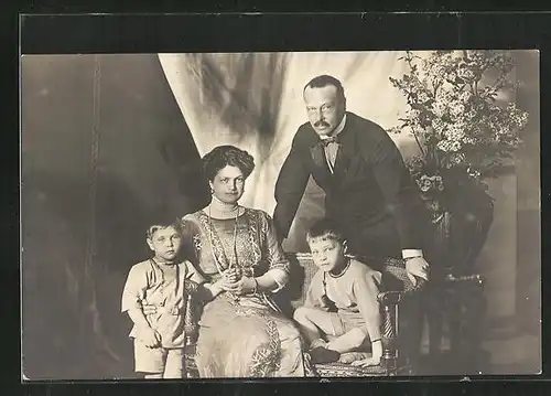AK Grossherzogliche Familie von Hessen-Darmstadt