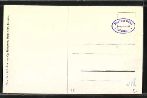 AK Taufe des Erbgrossherzogs von Sachsen-Weimar-Eisenach am 25. Oktober 1912