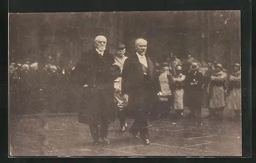 AK Strasbourg, Le Président de la République et le Président de Sénat à Strasbourg, le 9 décembre 1918