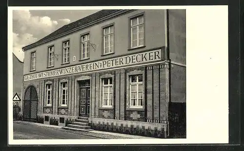AK Sinzig /Rhein, Restaurant Peter Decker