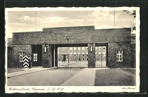 AK Eckernförde, Kaserne I. M. & A., Haupteingang