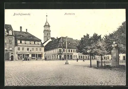 AK Bischofswerda, Marktplatz