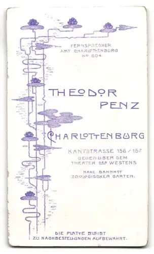 Fotografie Theodor Penz, Berlin-Charlottenburg, Kantstrasse 156 /157, Portrait preuss. Soldat, Schulterstück Rgt. 66