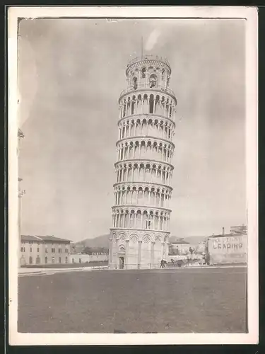 Fotografie unbekannter Fotograf, Ansicht Pisa, Schiefer Turm von Pisa