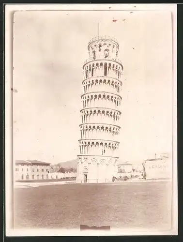 Fotografie unbekannter Fotograf, Ansicht Pisa, Schiefer Turm von Pisa