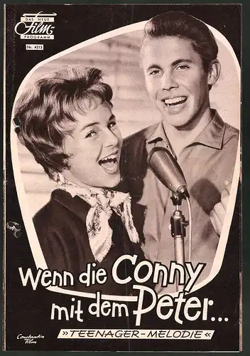 Filmprogramm DNF Nr. 4213, Wenn die Conny mit dem Peter..., Peter Kraus, Conny Froboess, Regie Fritz Umgelter