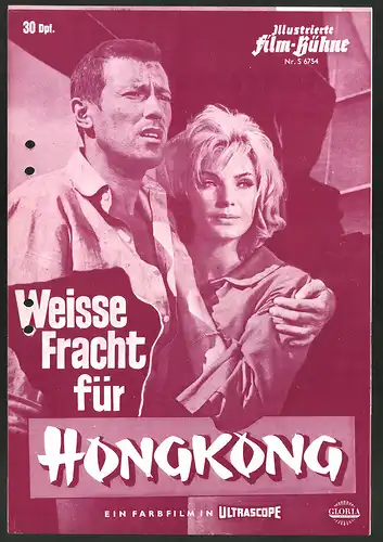 Filmprogramm IFB Nr. 6754, Weusse Fracht für Hongkong, Horst Frank, Maria Perschy, Brad Harris, Regie Helmut Ashley