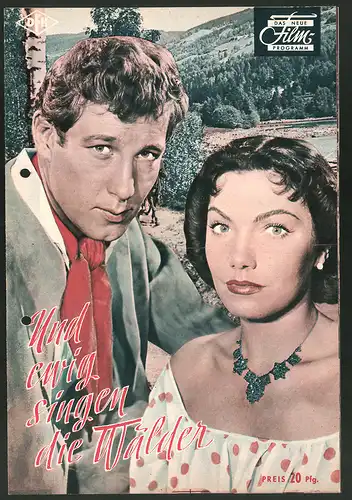 Filmprogramm DNF, Und ewig singen die Wälder, Gert Fröbe, Anna Smolik, Carl Lange, Regie Paul May