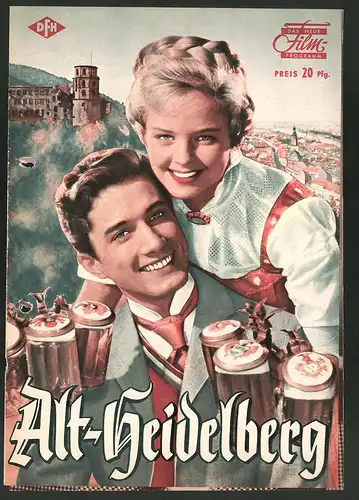 Filmprogramm DNF, Alt-Geidelberg, Gerti Brugg, Karin Faber, Harry Meyen, Regie Ernst Marischka