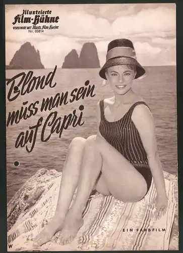 Filmprogramm IFB Nr. 05814, Blond muss man sein auf Capri, Marietto, Karin Baal, Lore Schulz, Regie Wolfgang Schleif