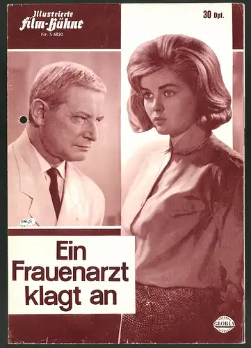 Filmprogramm IFB Nr. 6820, Ein Frauenarzt klagt an, Anita Höfer, Hans Nielsen, Inge Meysel, Regie Dr. Falk Harnack