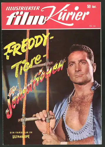Filmprogramm IFK Nr. 24, Freddy-Tiere-Sensationen, Erna Sellmer, Marisa Solinas, Josef Albrecht, Regie Karl Vibach