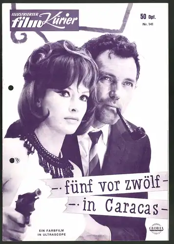 Filmprogramm IFK Nr. 141, Fünf vor Zwölf in Caracas, Horst Frank, Christa Linder, Marion Merlin, Regie Marcello Baldi